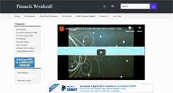 Desktop Screenshot of pinnaclewoodcraft.com