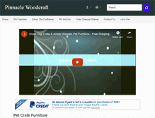 Tablet Screenshot of pinnaclewoodcraft.com